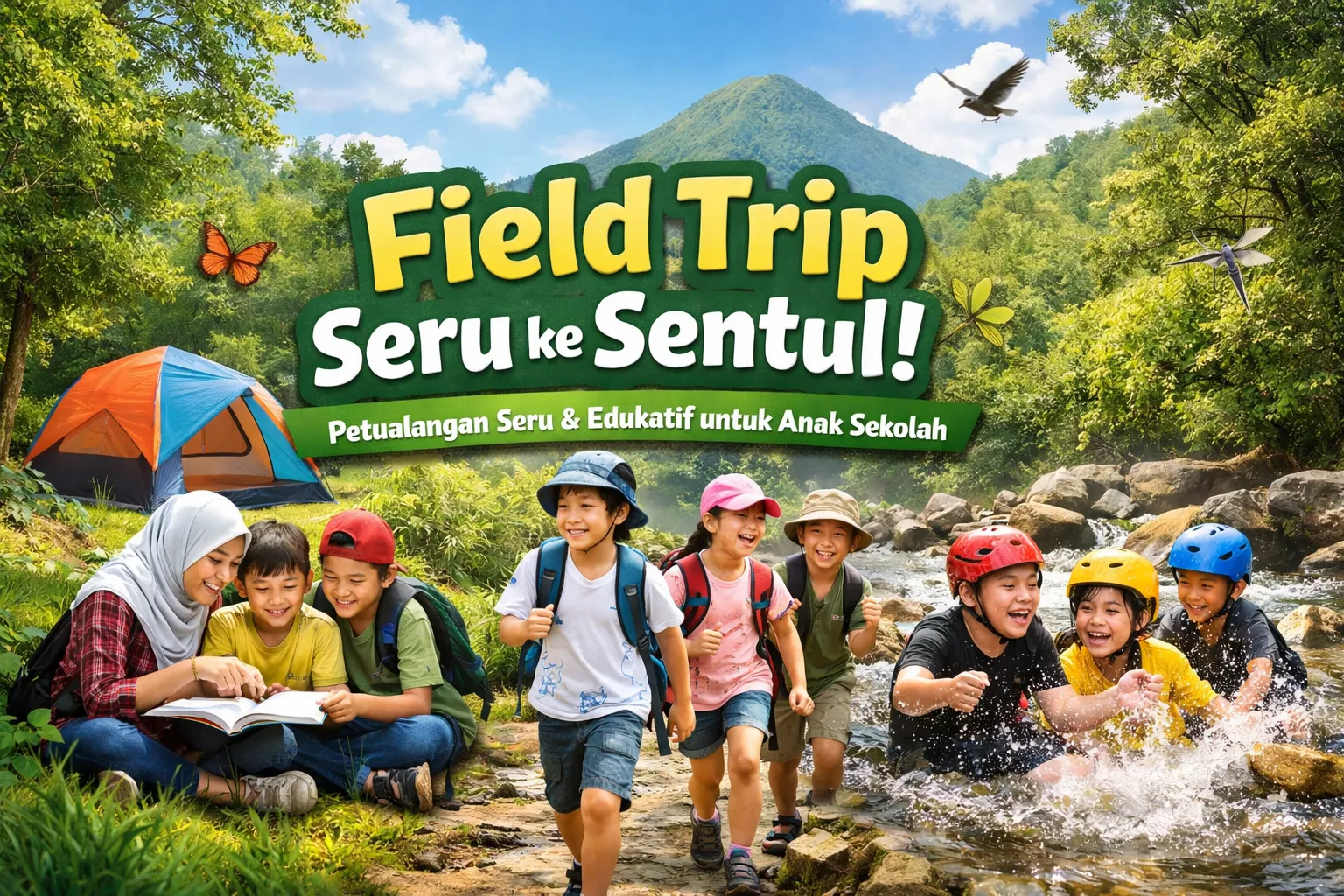 kegiatan fieldtrip disentul bersama wisata sentul