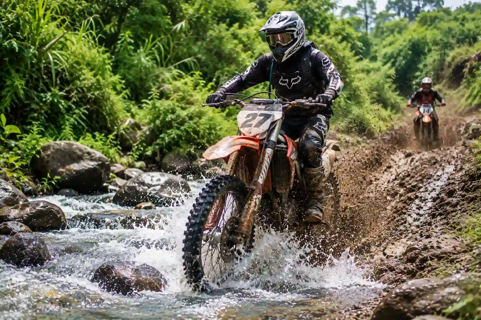 Ilustrasi Motocross, bukan foto armada asli