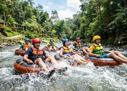 Paket Wisata River Tubing Sentul – Serunya Susur Sungai Alami!