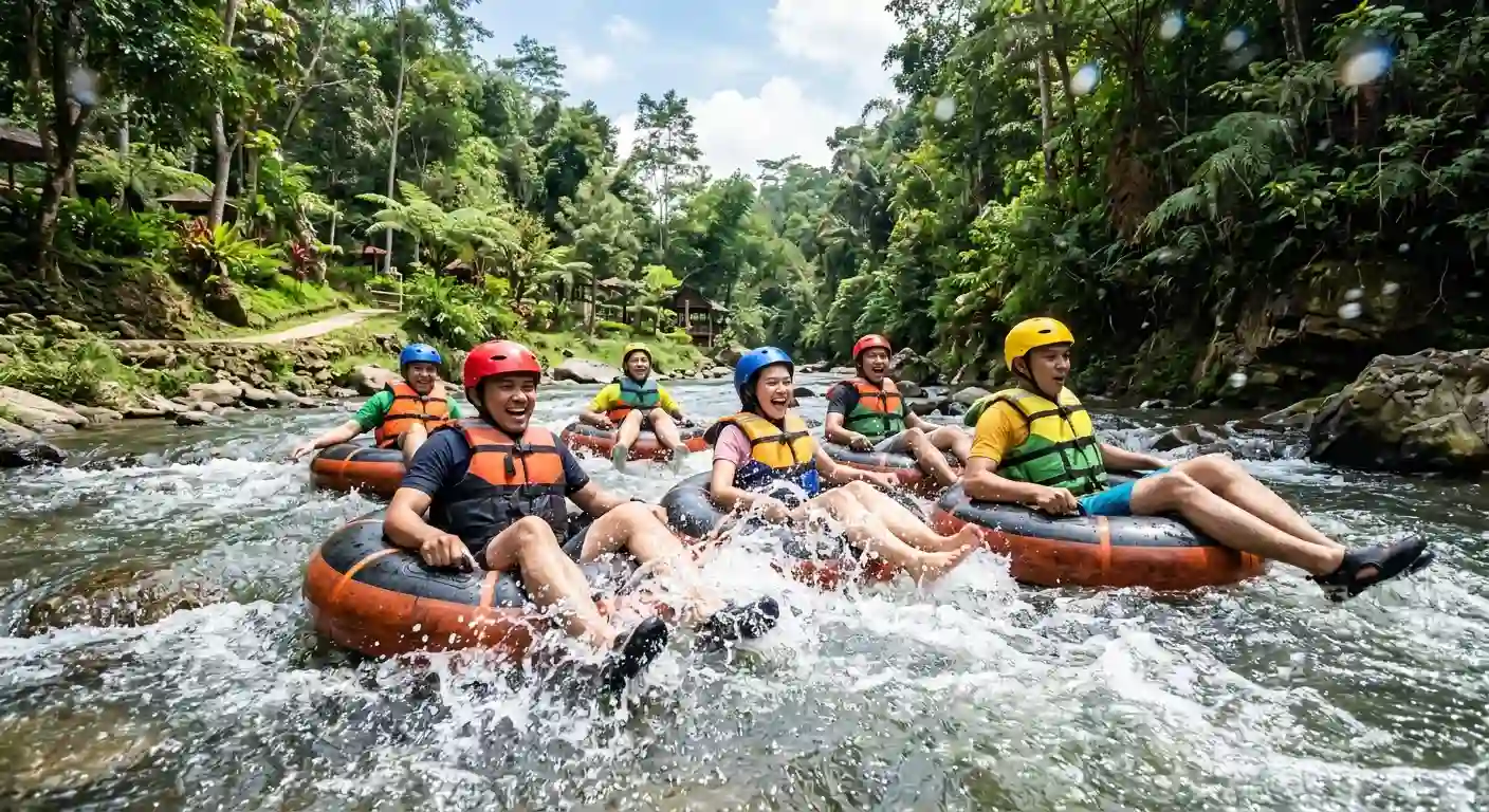 Tubing Sungai Gede Sentul